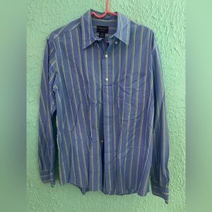 Vertical Striped Button Down Men’s